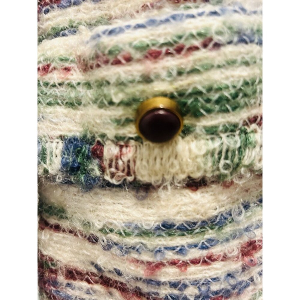 Vintage Quiet Wealth Womens Jacket Sz XS Tweed Channel Style Boucle Tweed Blazer - Picture 10 of 14